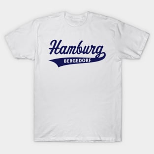 Hamburg Bergedorf (Bergedorfer / Bergedorferin / Navy) T-Shirt